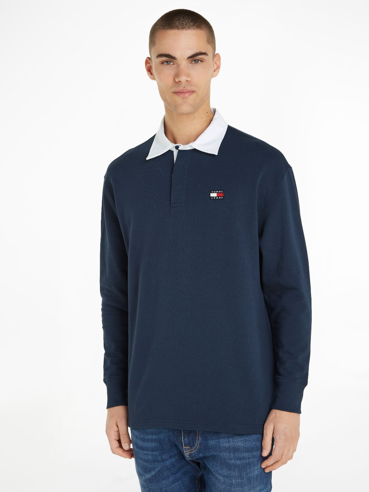 Badge Rugby Collar Polo