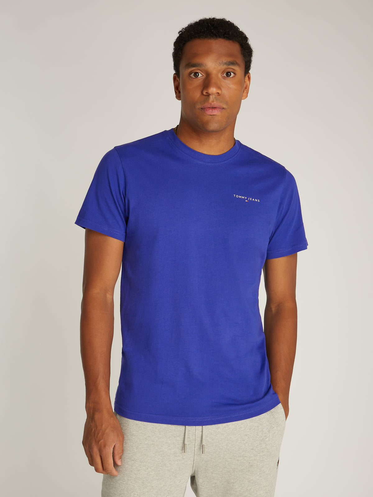Tommy Jeans - slim linear chest tee