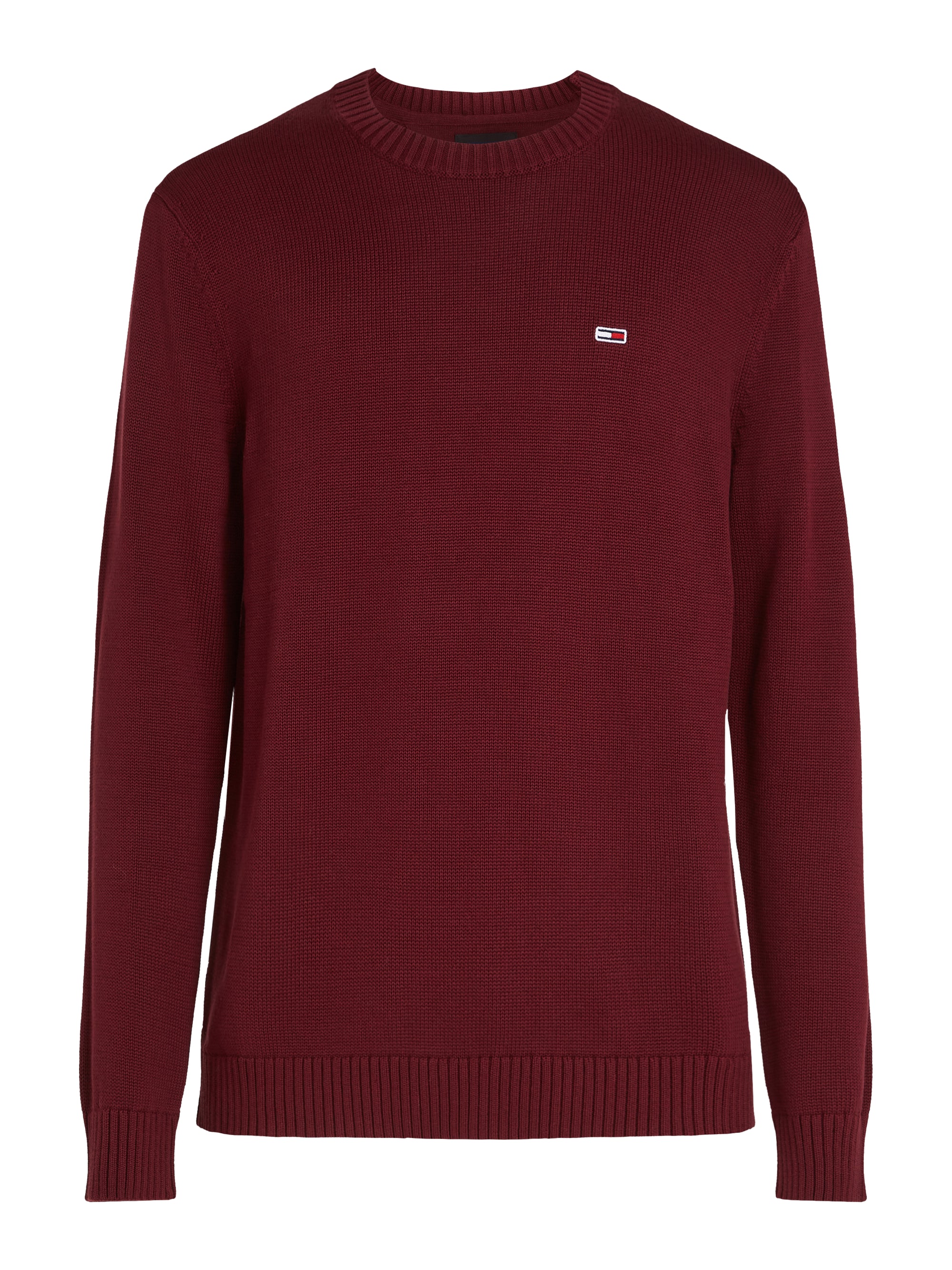 Tommy Jeans Essential Crew Sweater. Crafted from soft cotton, this versatile crew neck jumper is perfect for everyday wear