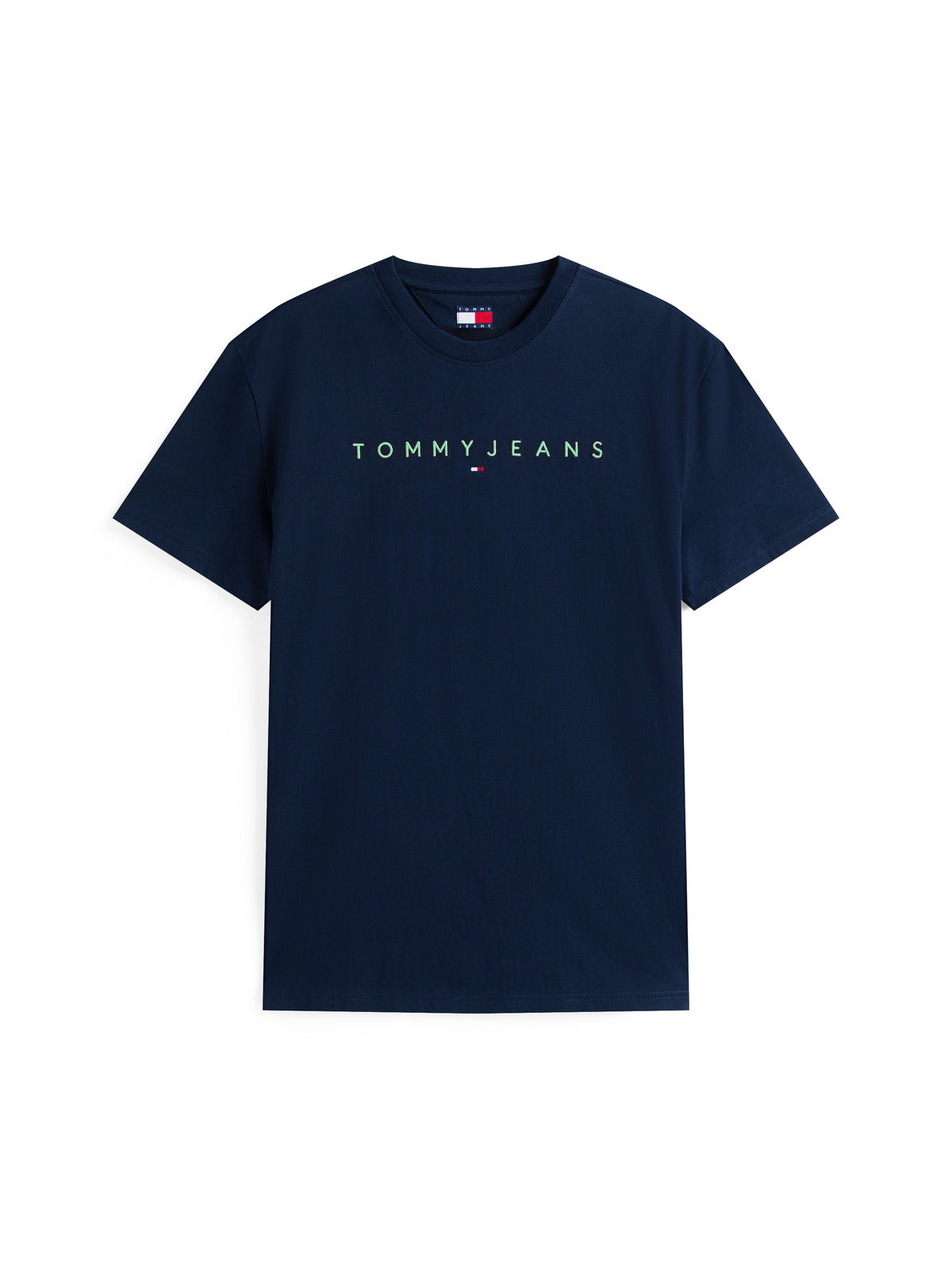TJM Reg Linear Logo Tee Navy