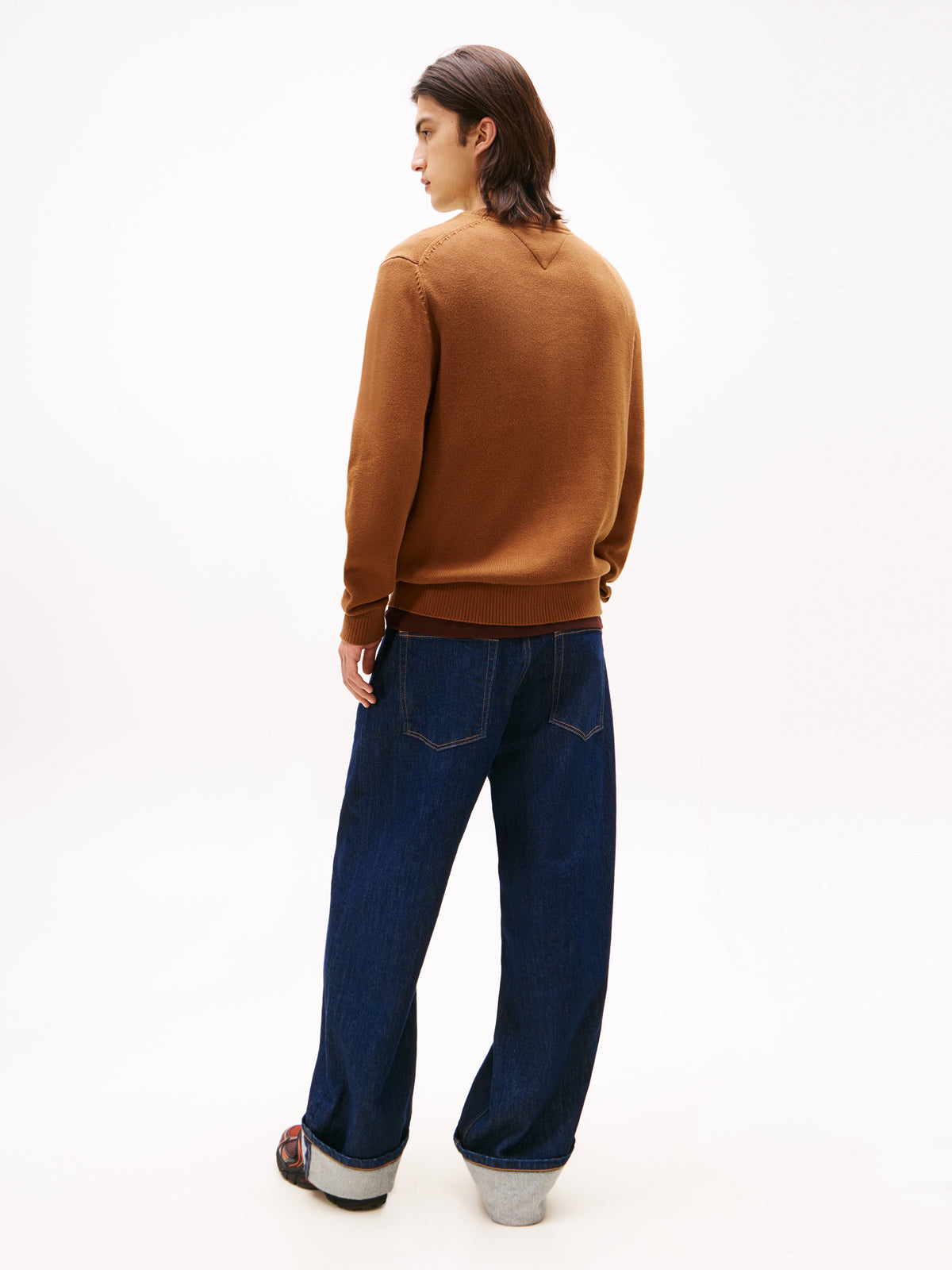 TJM Slim Sweater in Coastal Taupe