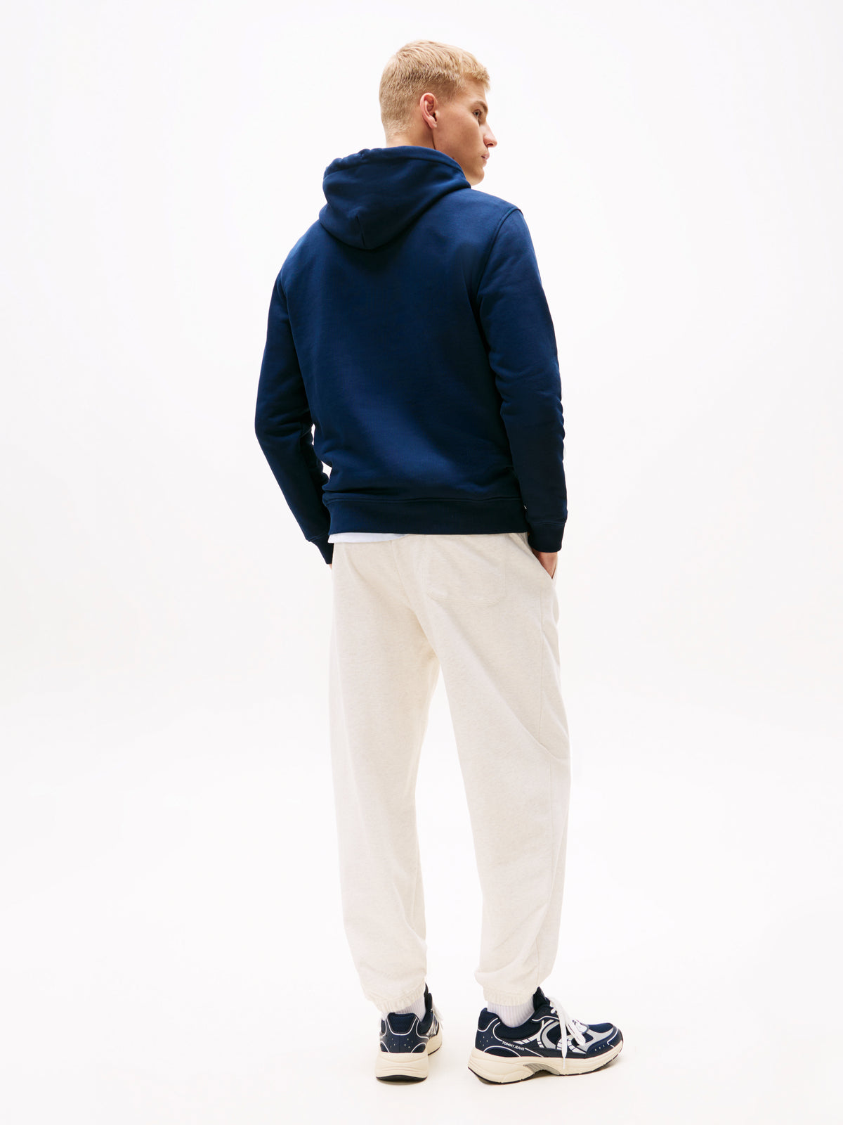 Tommy Badge Hoody Dark Night Navy