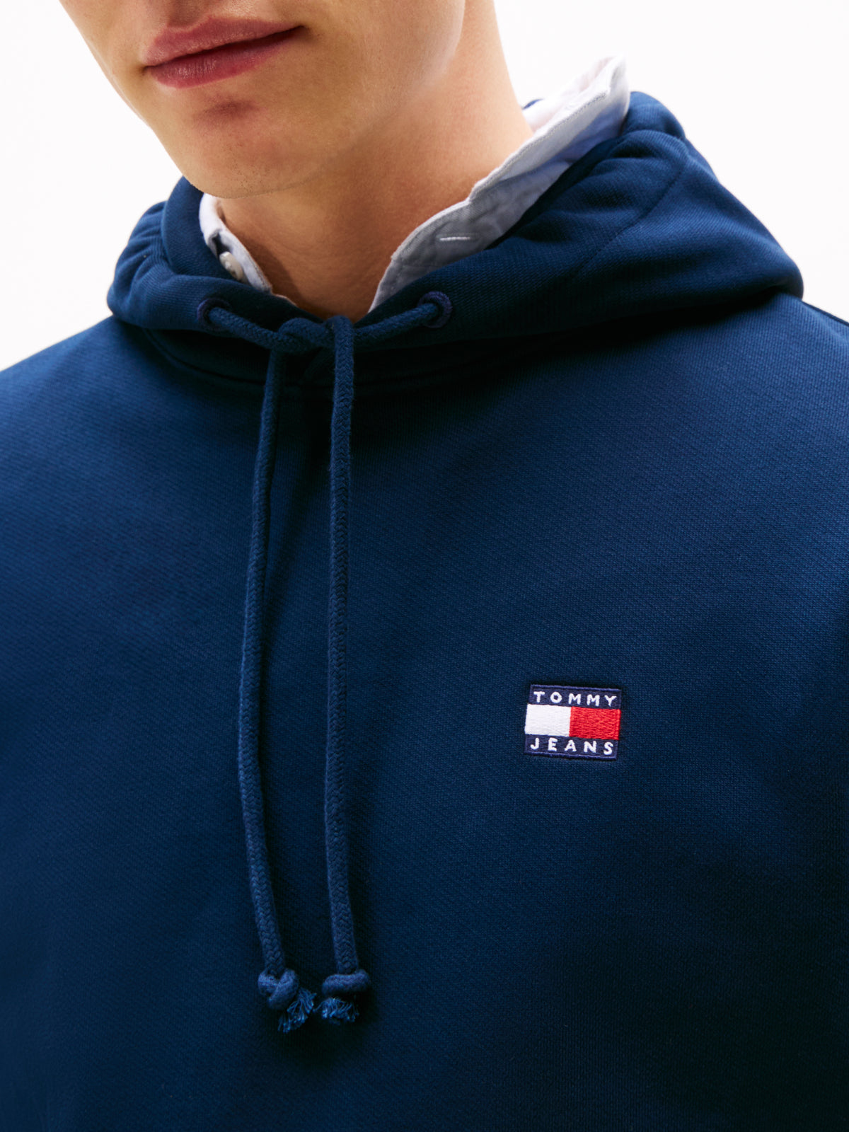 Tommy Badge Hoody Dark Night Navy