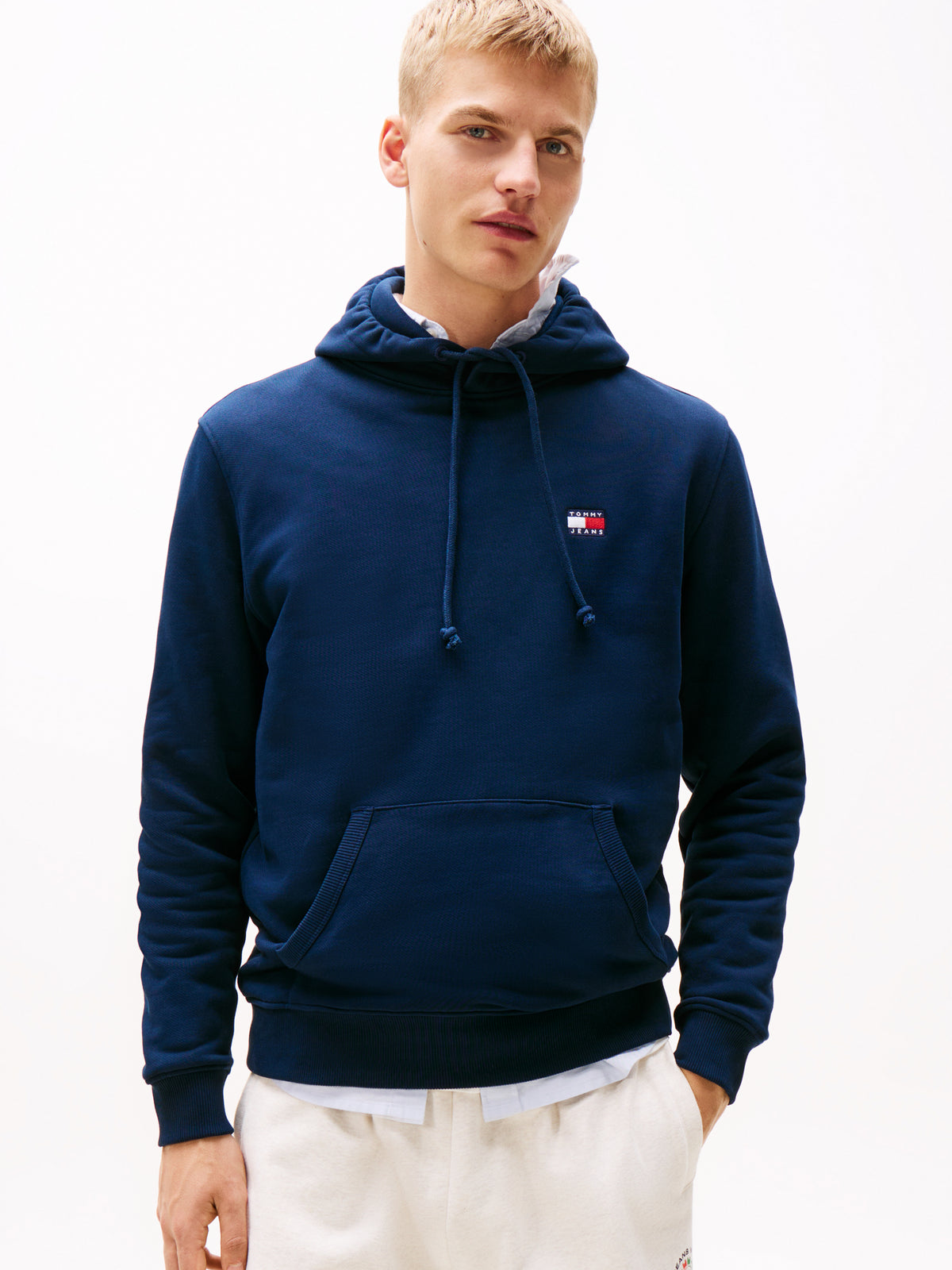 Tommy Badge Hoody Dark Night Navy