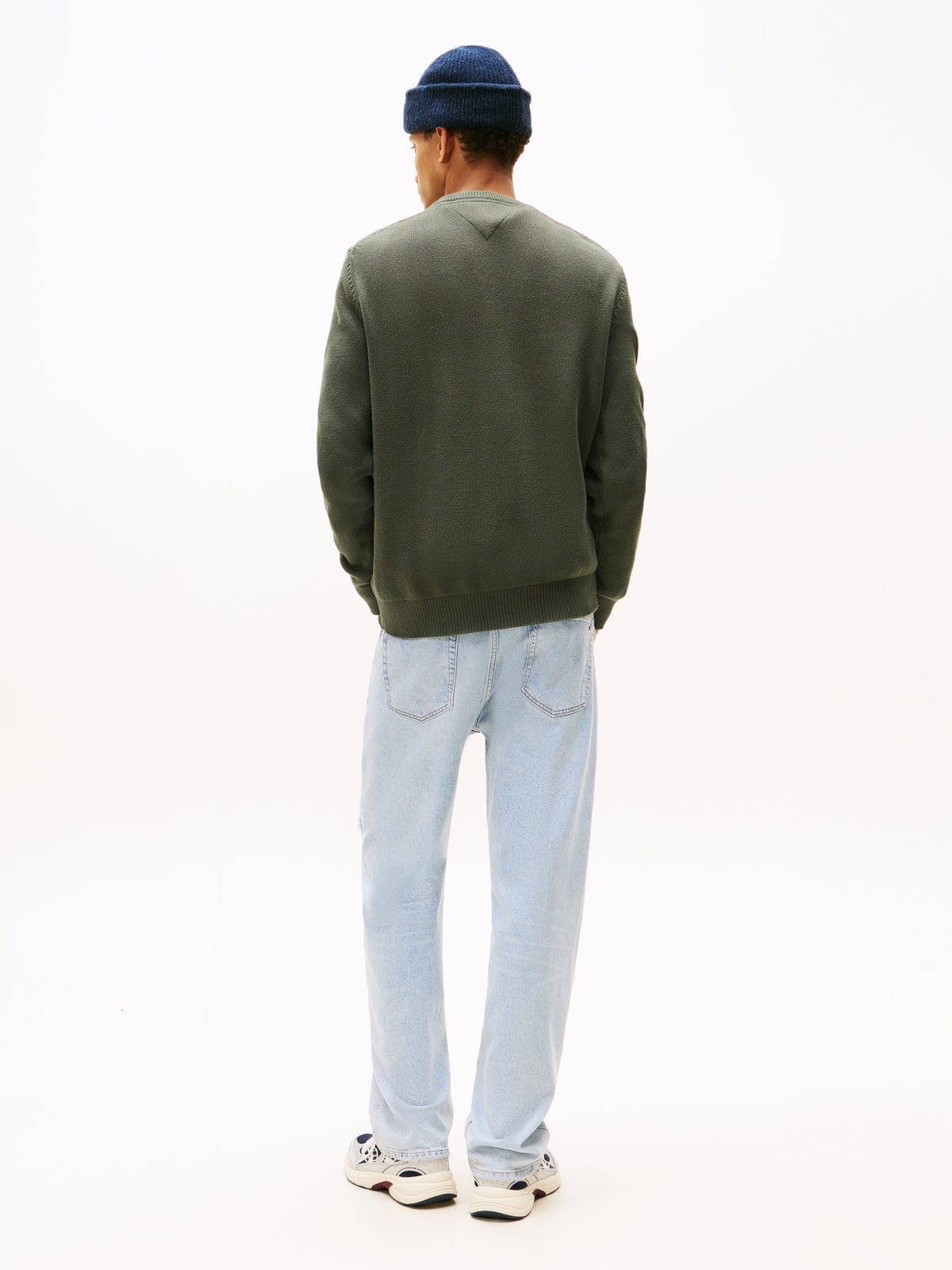 TJM Slim Sweater in pewter green