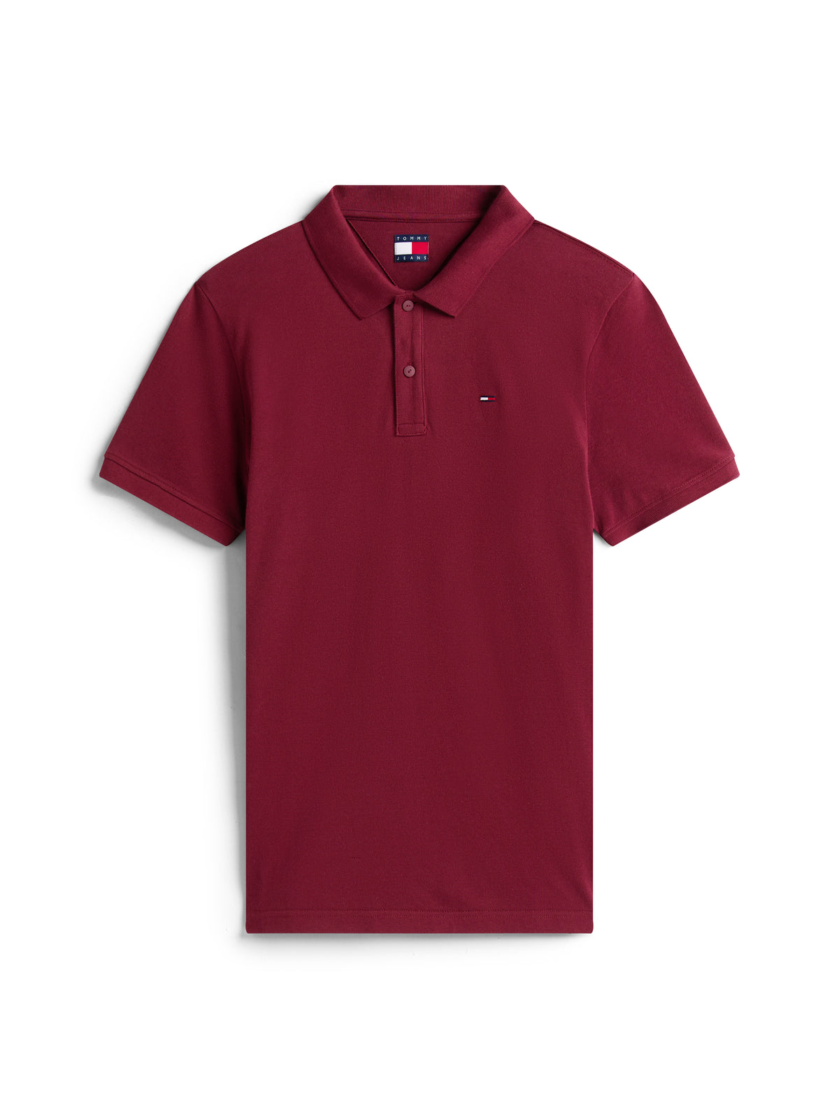 TJM Slim Placket Polo Red Wine