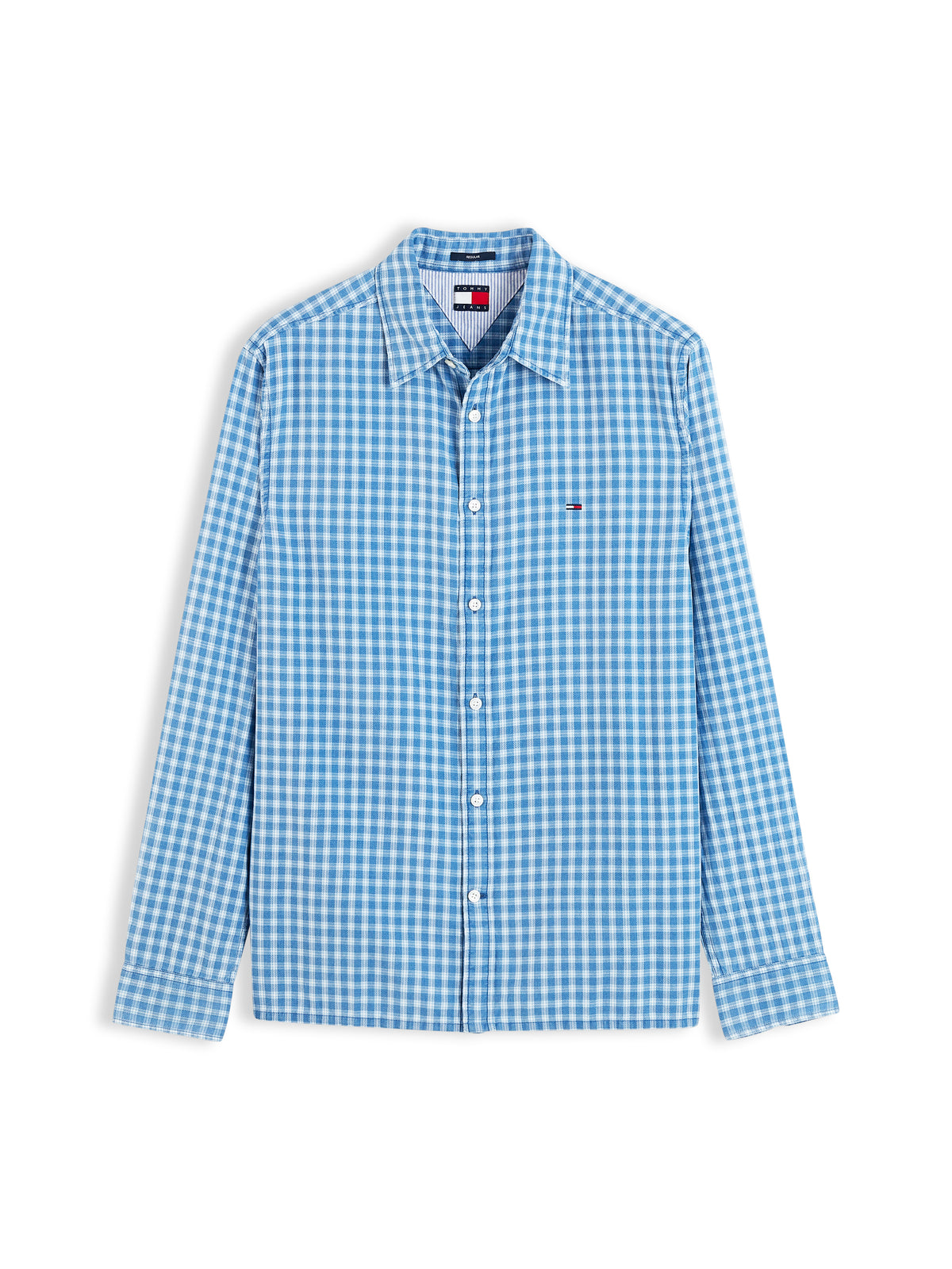 dobby check shirt