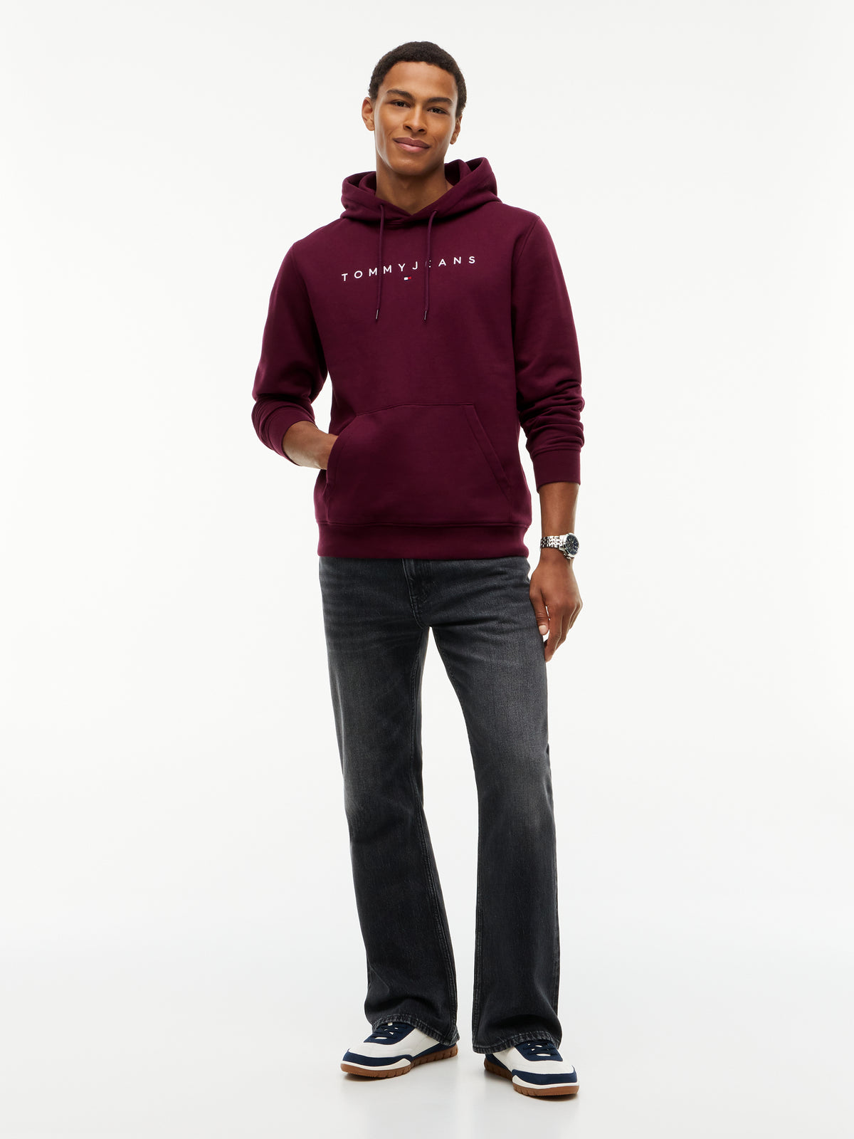 TJM Re Linear Logo Hoodie
