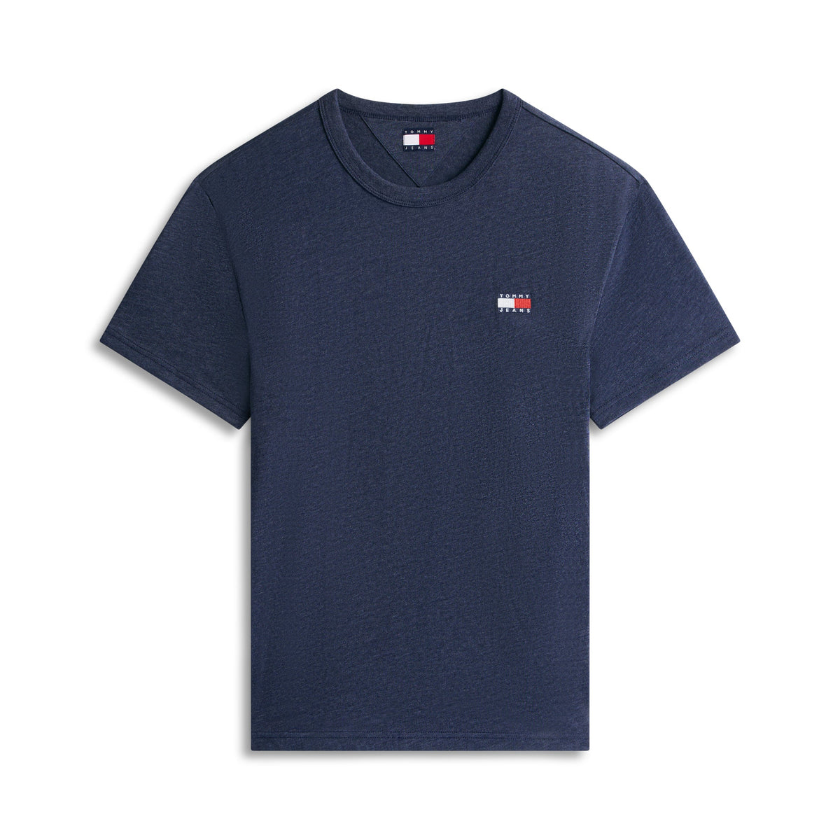 Tommy Jeans Tommy Badge Jersey Crew Neck T-Shirt – Navy