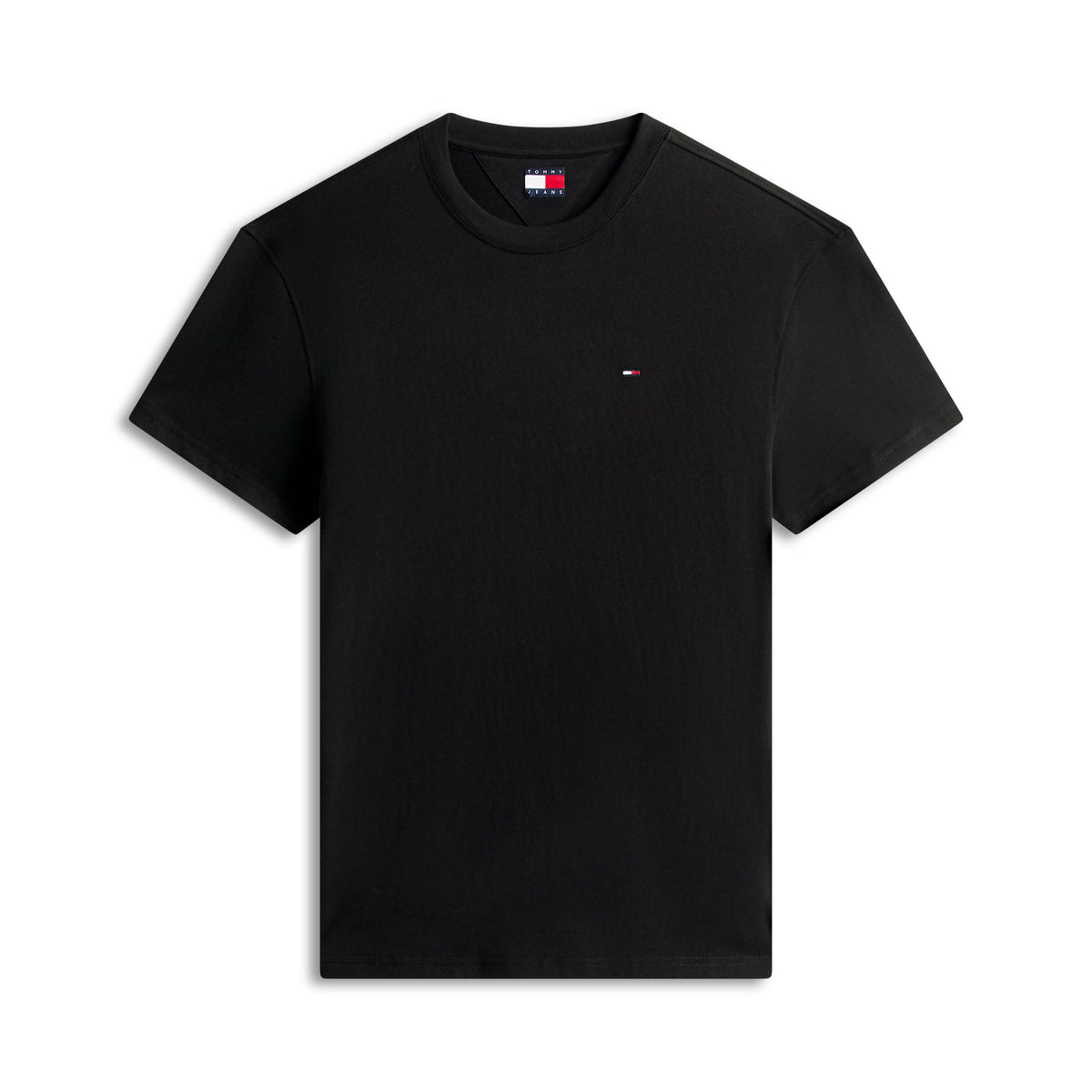 Tommy Jeans Regular Small Flag T-Shirt – Black