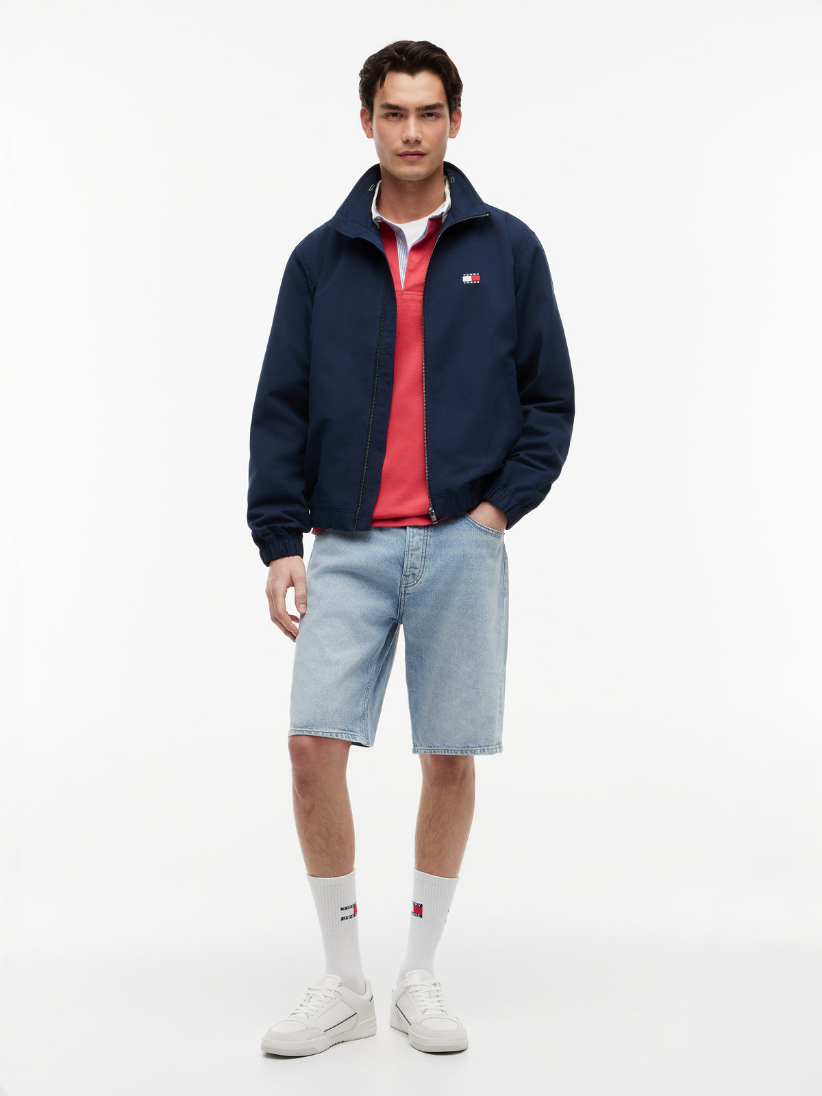 Tommy Jeans Essential Zip-Thru Jacket – Navy