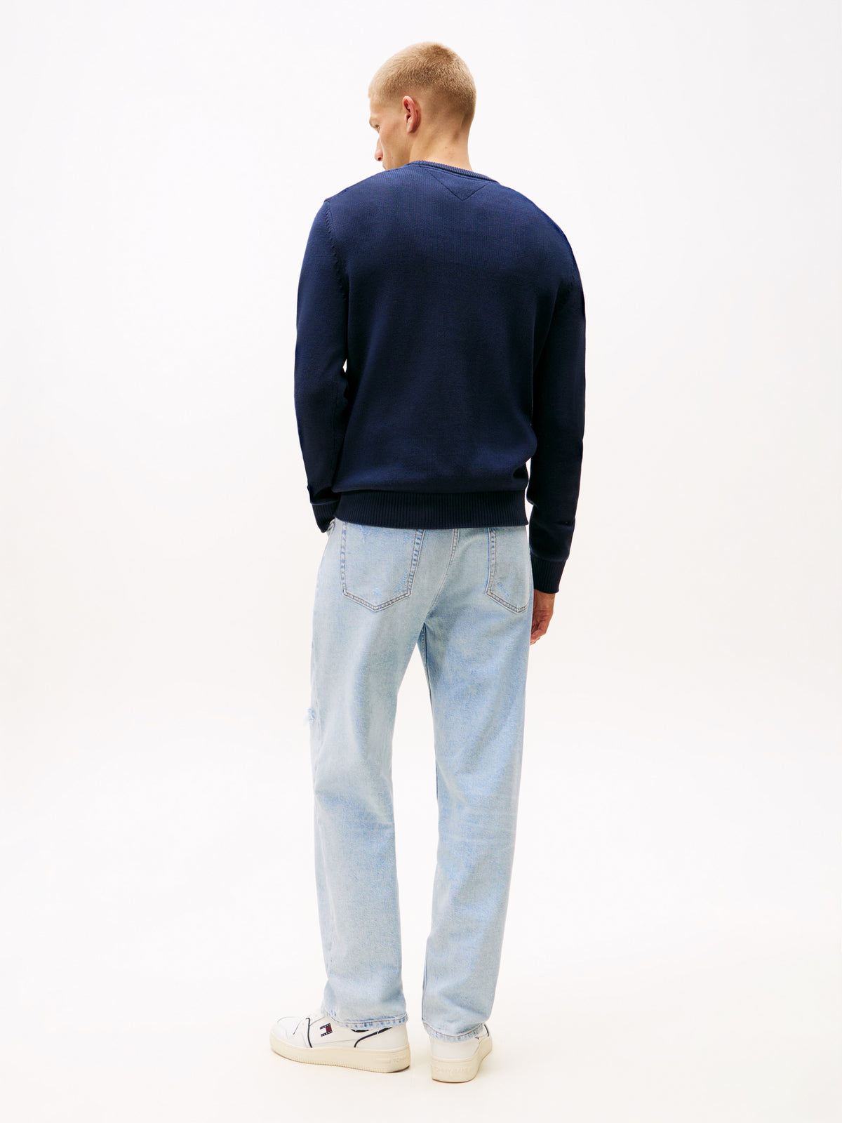 TJM Slim Sweater in dark night navy