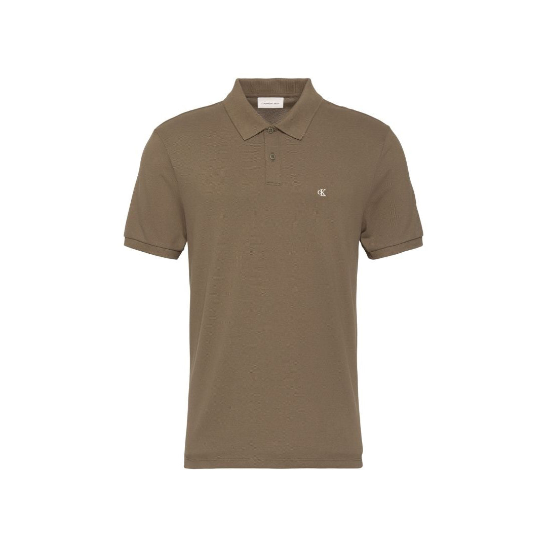 monogram pique polo