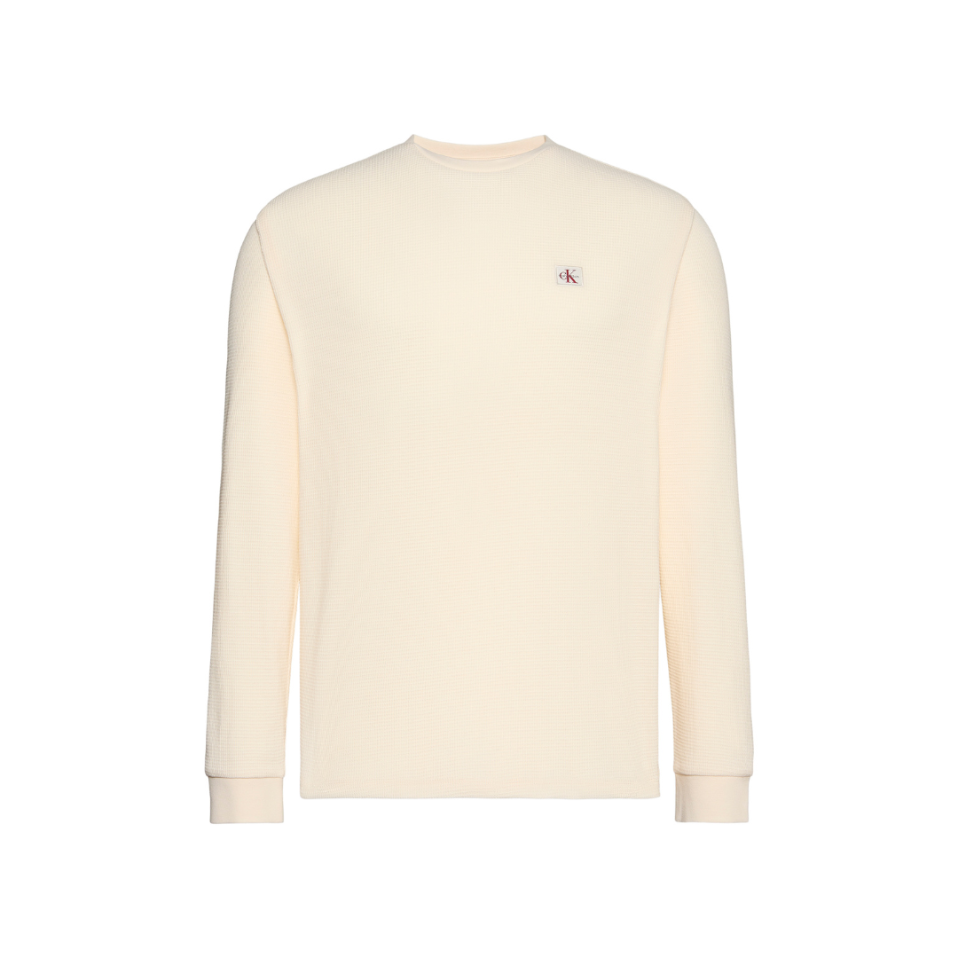 Waffle Badge Long Sleeve Tee