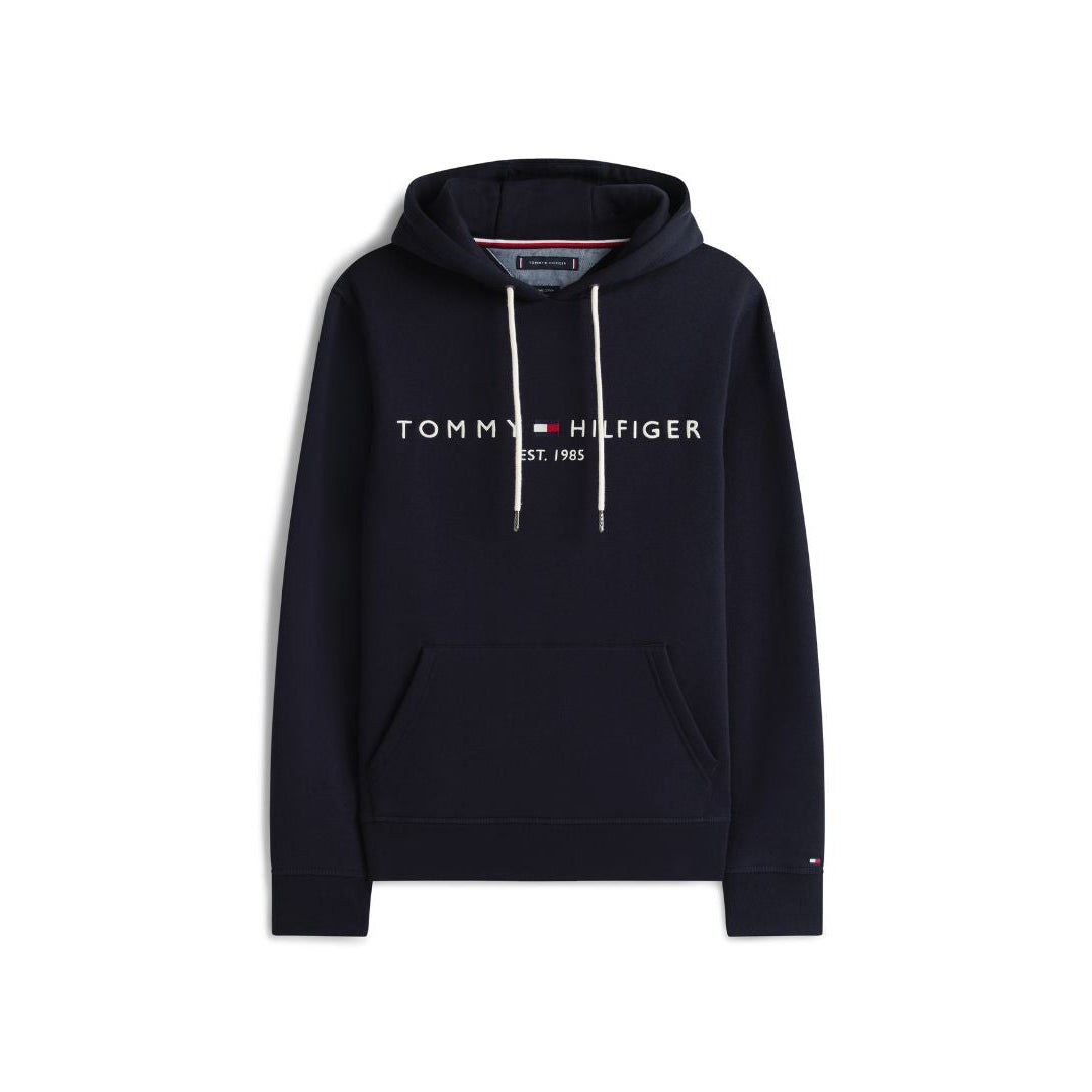 Tommy Hilfiger Logo Hoodie – Navy