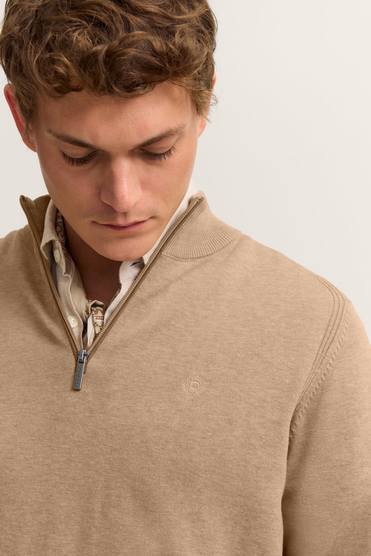 1/2 zip knit