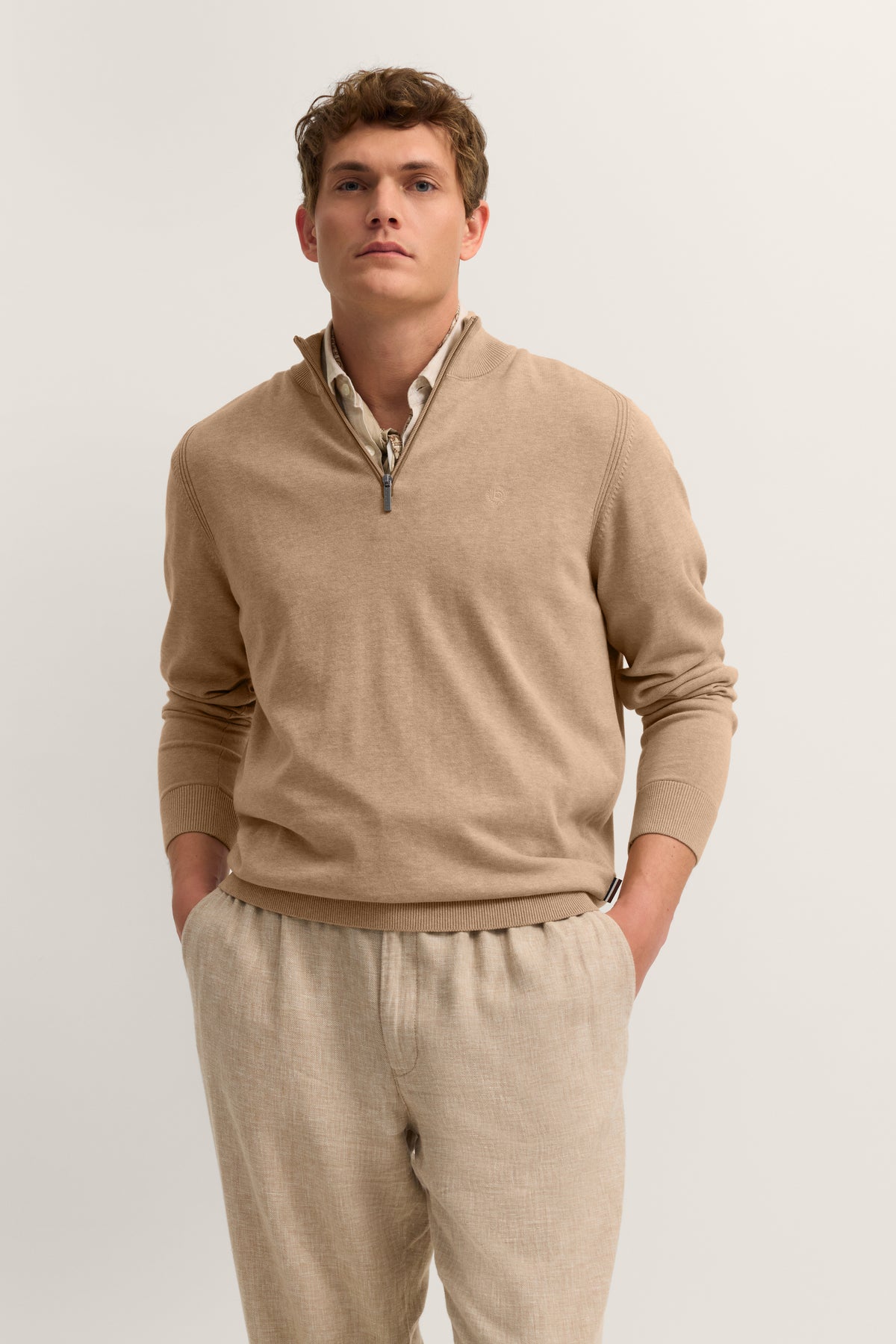 1/2 zip knit