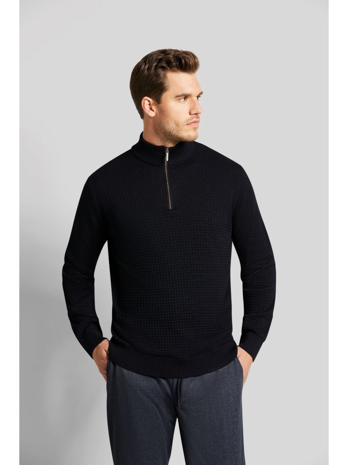 1/2 zip knit