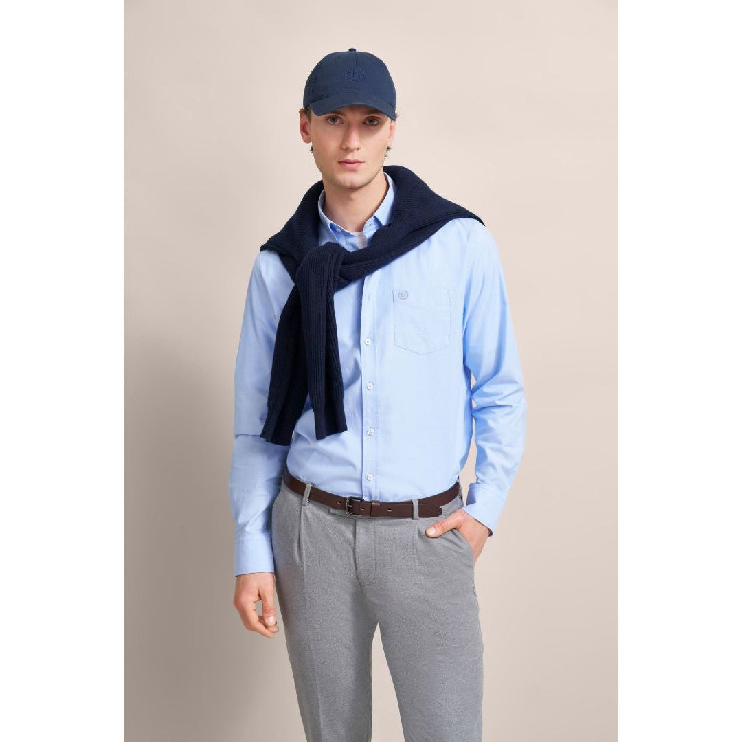 Men’s Bugatti Blue Dress Shirt