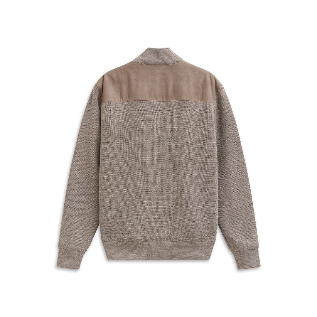 Bugatti Knitted Cardigan Jacket in Beige