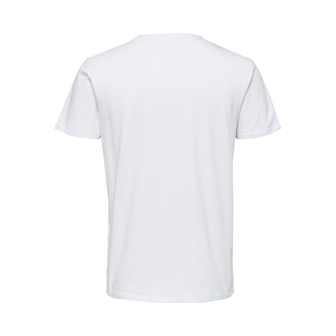 Selected Homme Round-Neck T-Shirt in White