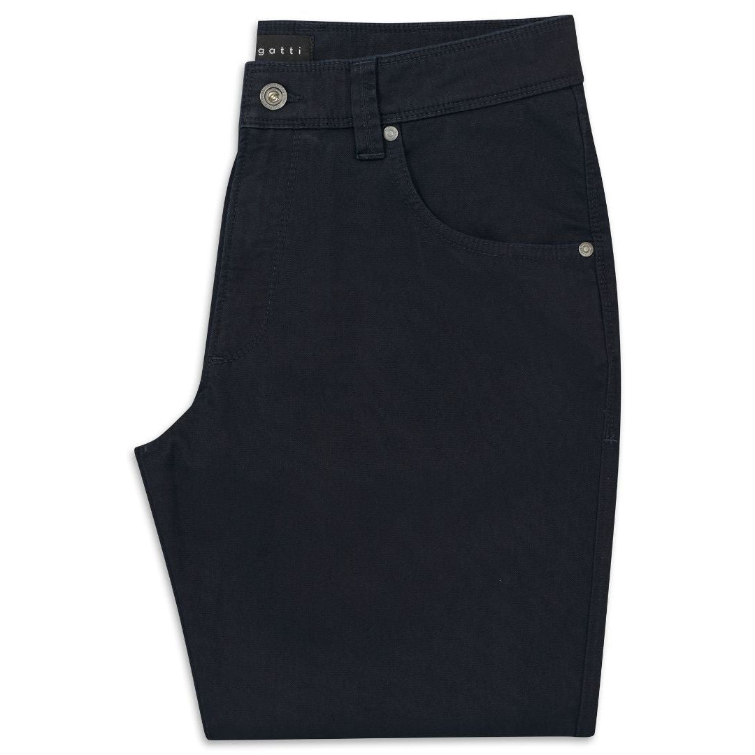 Men’s Blue Cotton Stretch Slacks