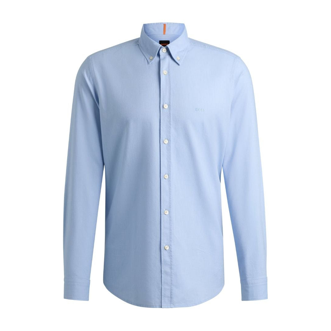 Men’s BOSS Long-Sleeve Cotton Shirt
