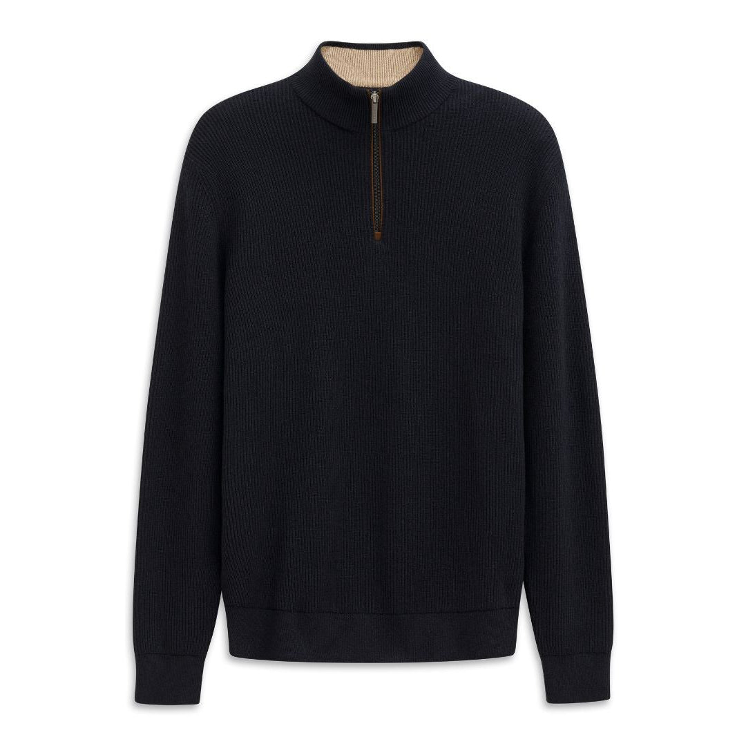 Men’s Bugatti Navy Knitted Pullover