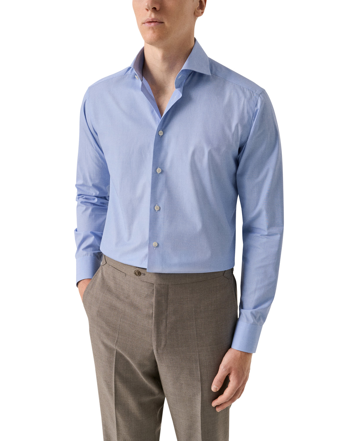 Slim Poplin Shirt