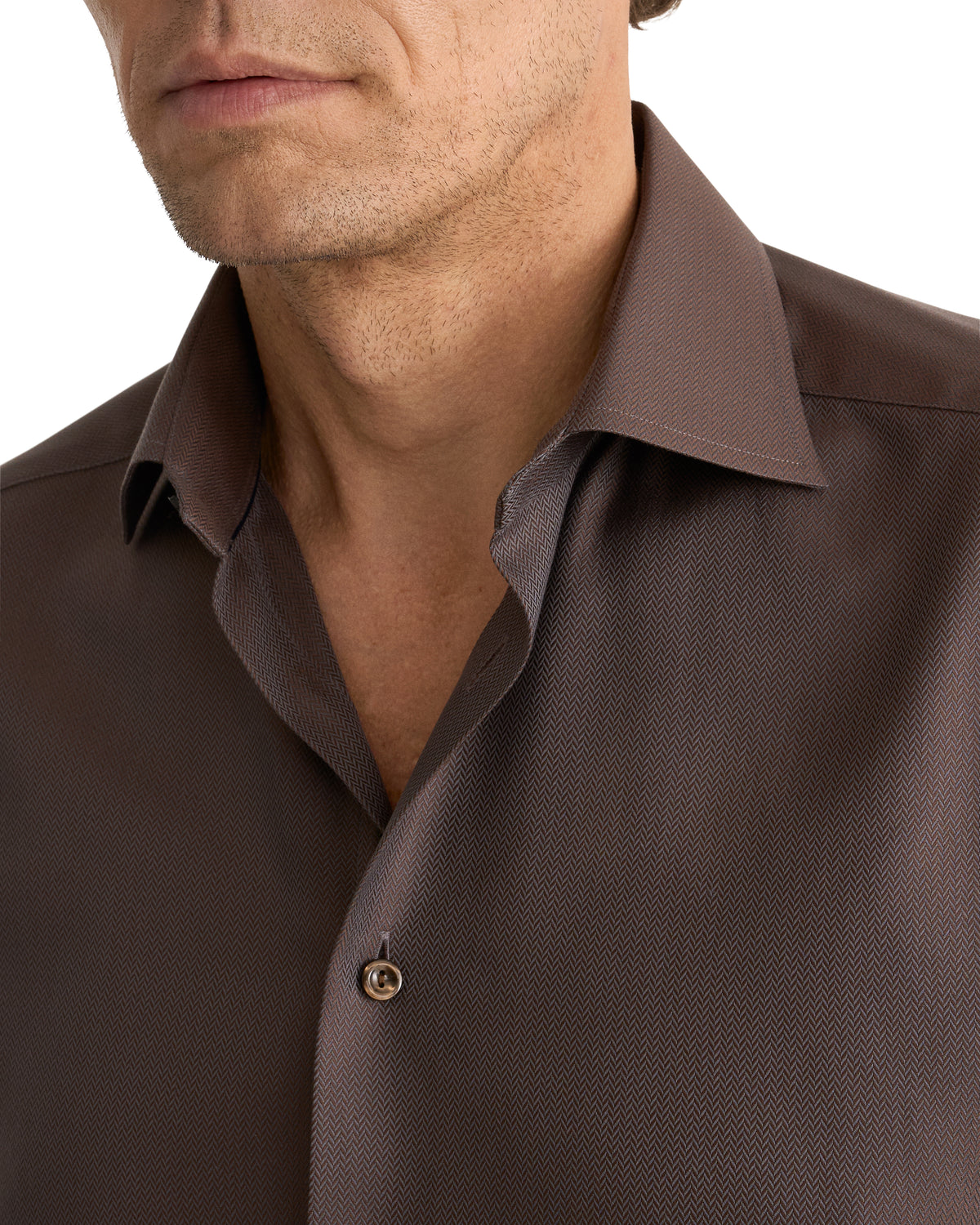 herringbone Slim fit Shirt