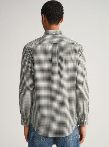 Regular Fit Gingham Broadcloth Shirt