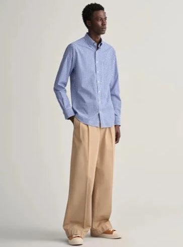 Regular Fit Gingham Broadcloth Shirt