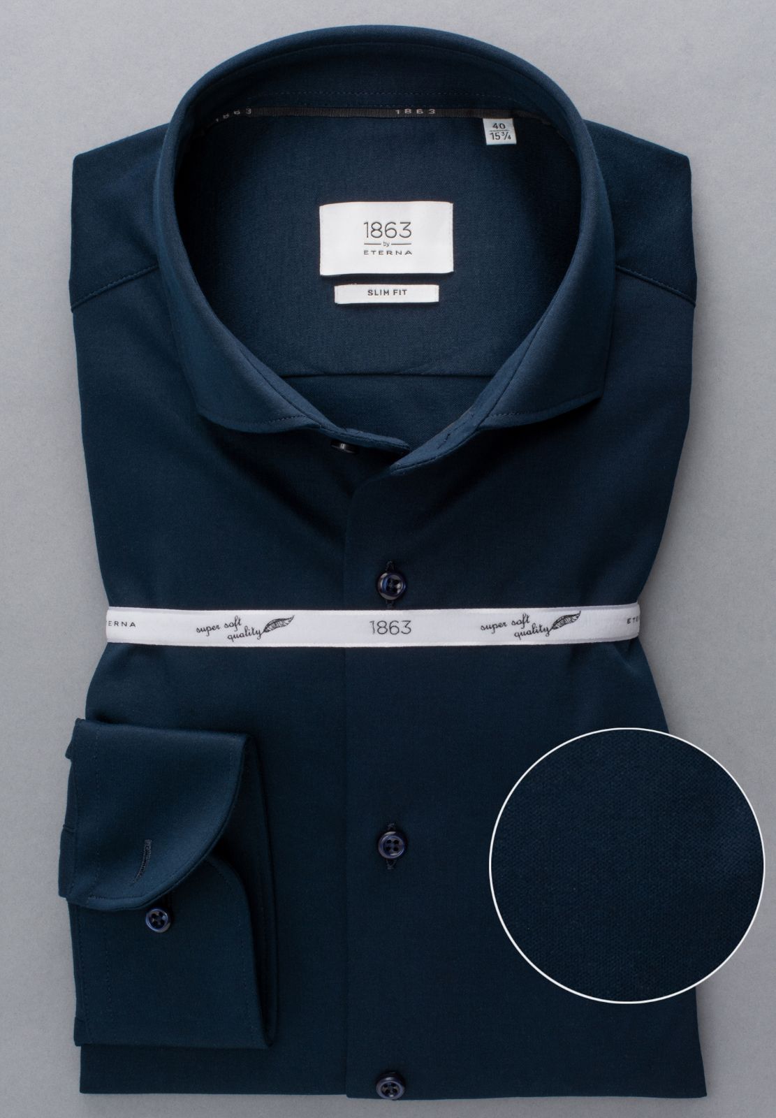 Soft Tailoring jersey slim fit shirt