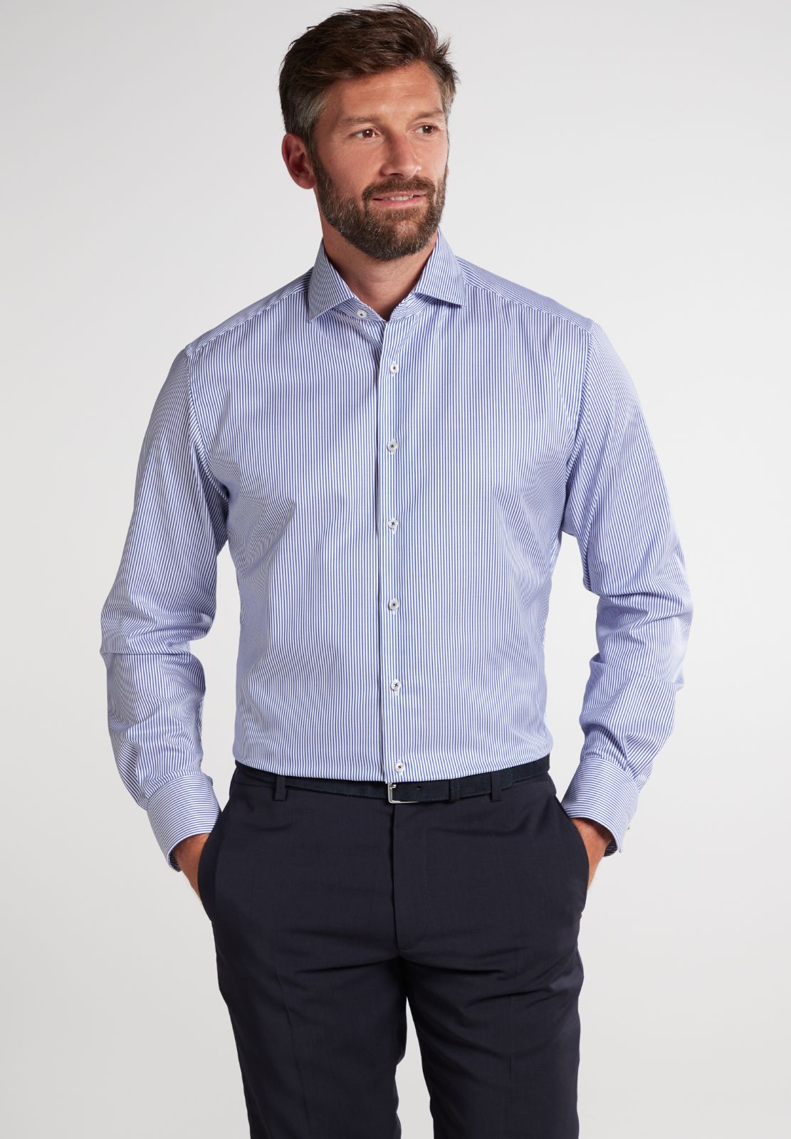 modern fit twill shirt