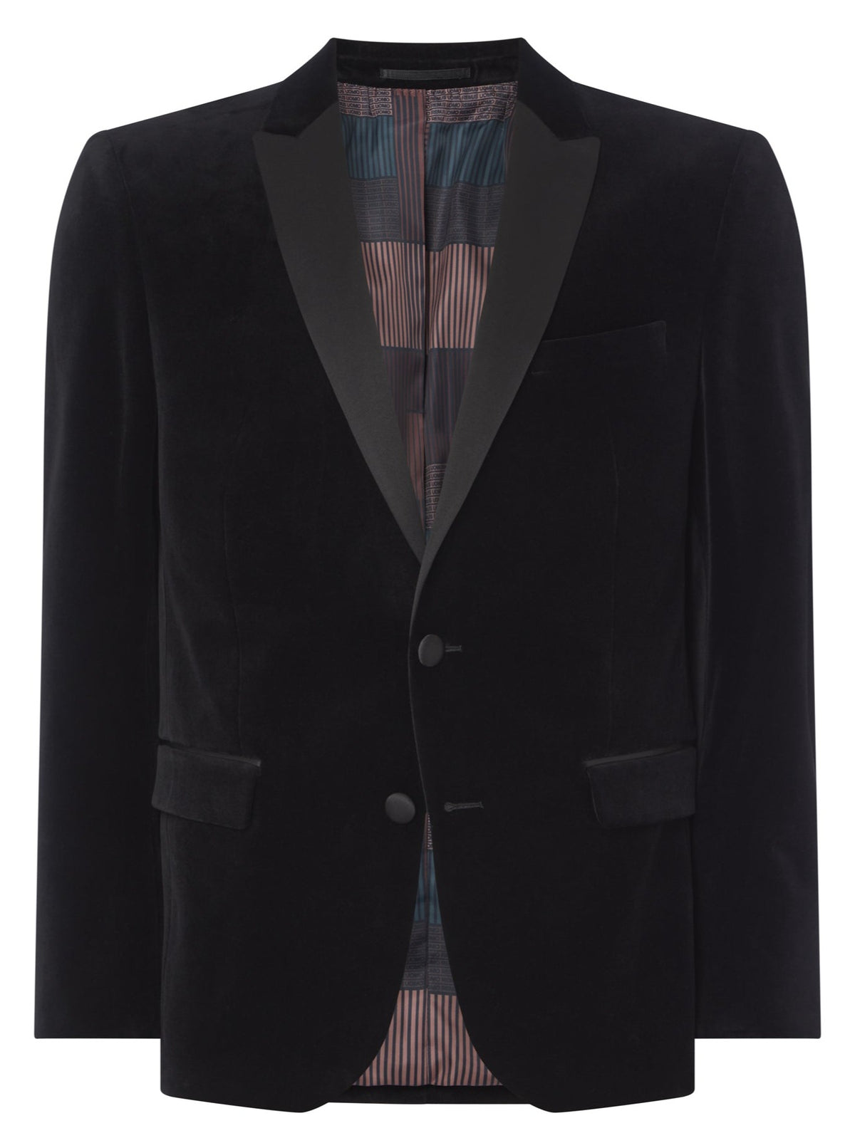 Slim Fit Velvet Jacket