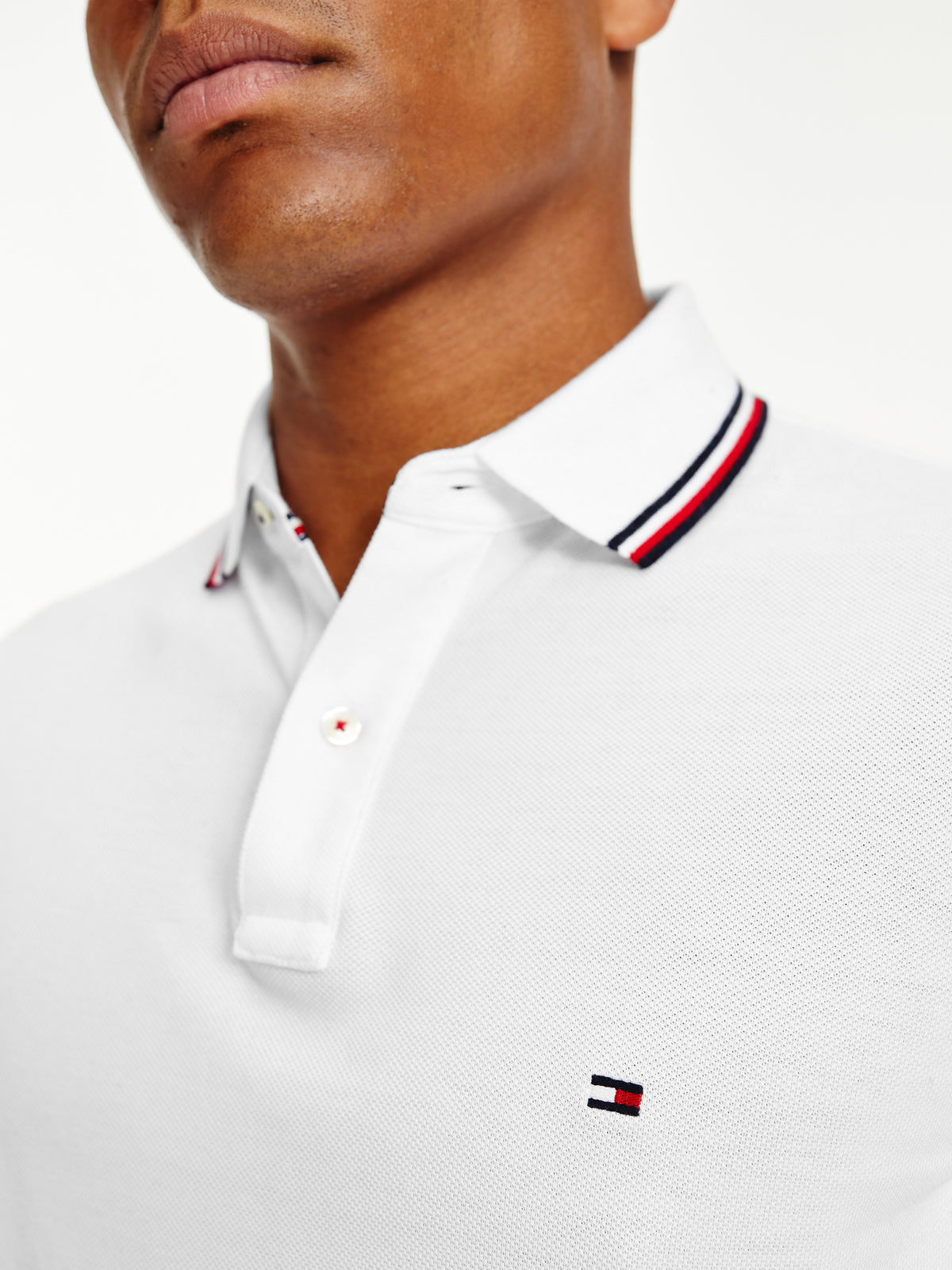 Organic Tipped Slim Fit Polo