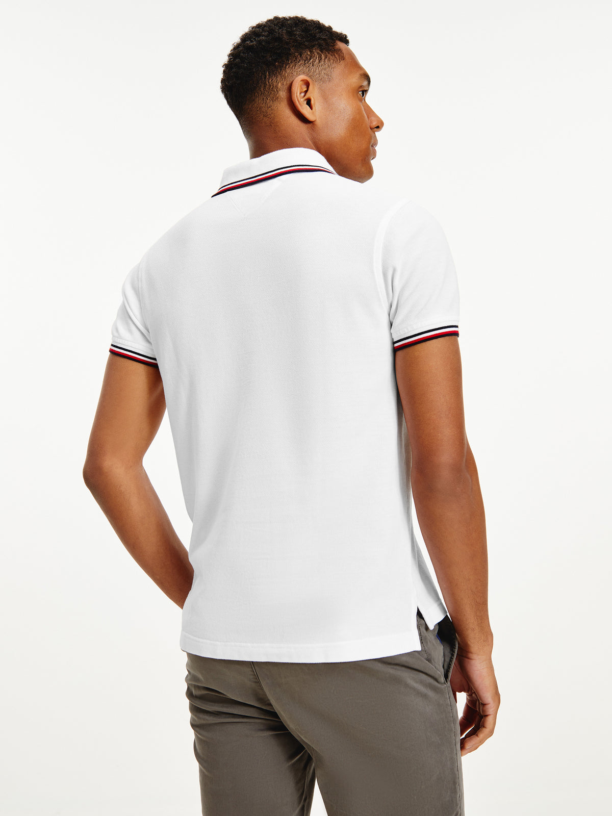 Organic Tipped Slim Fit Polo