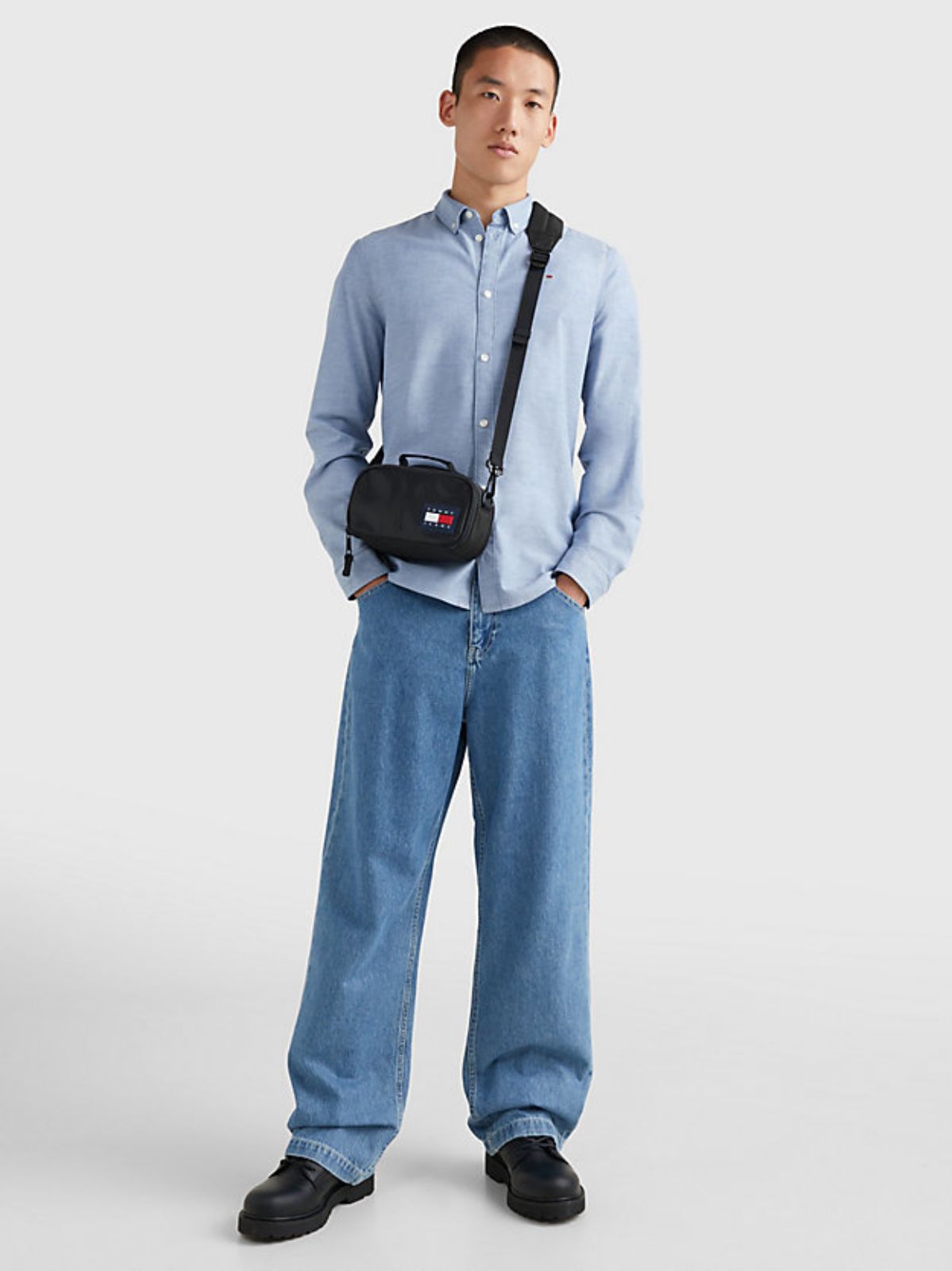 stretch oxford shirt