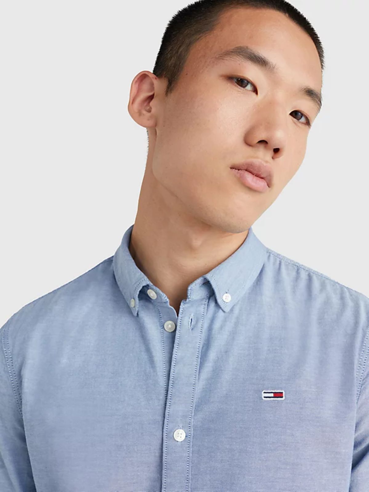 stretch oxford shirt