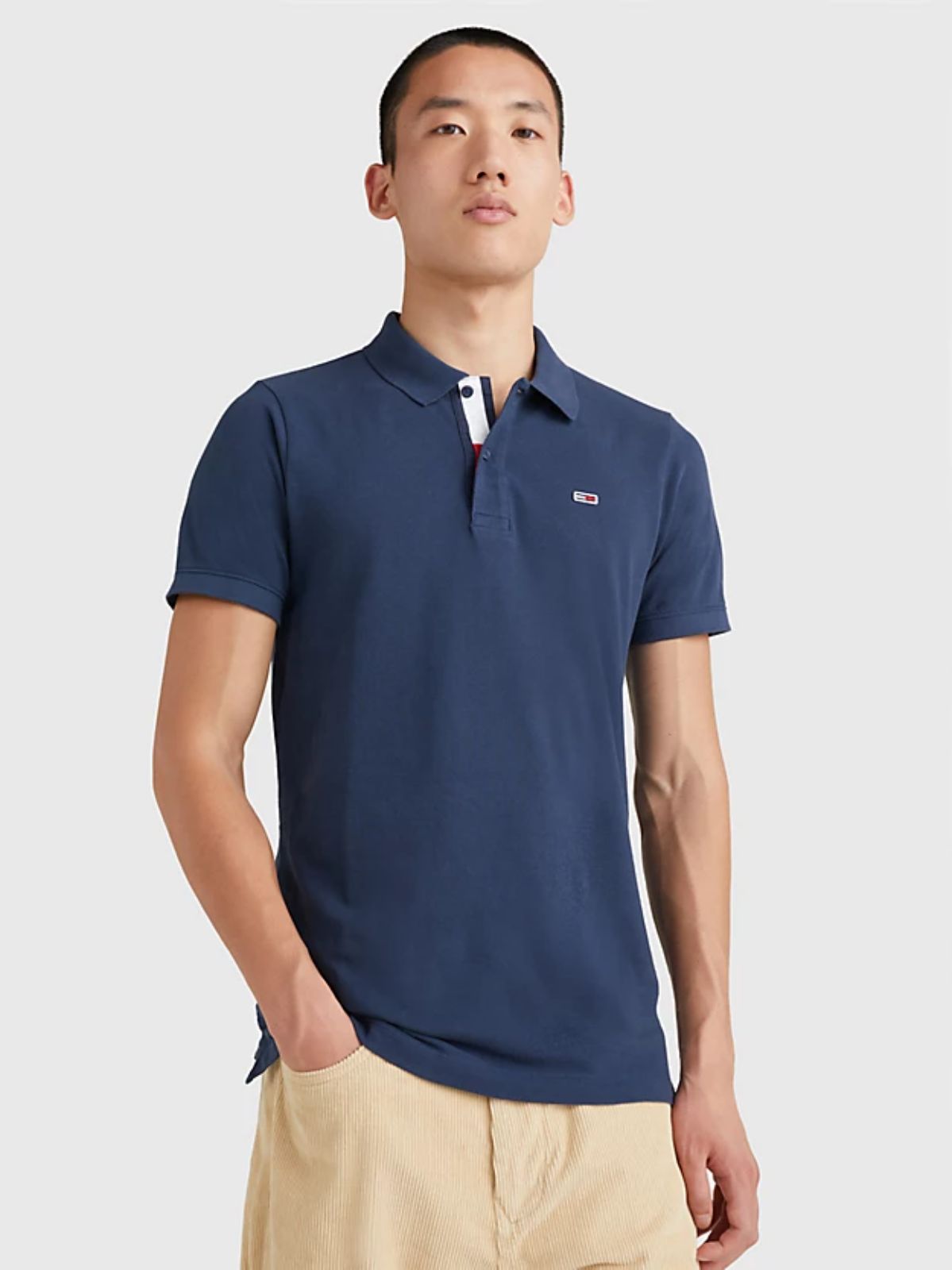 Slim Placket Polo