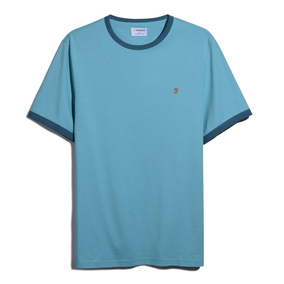 Groves Slim Fit Organic Cotton Ringer T-Shirt