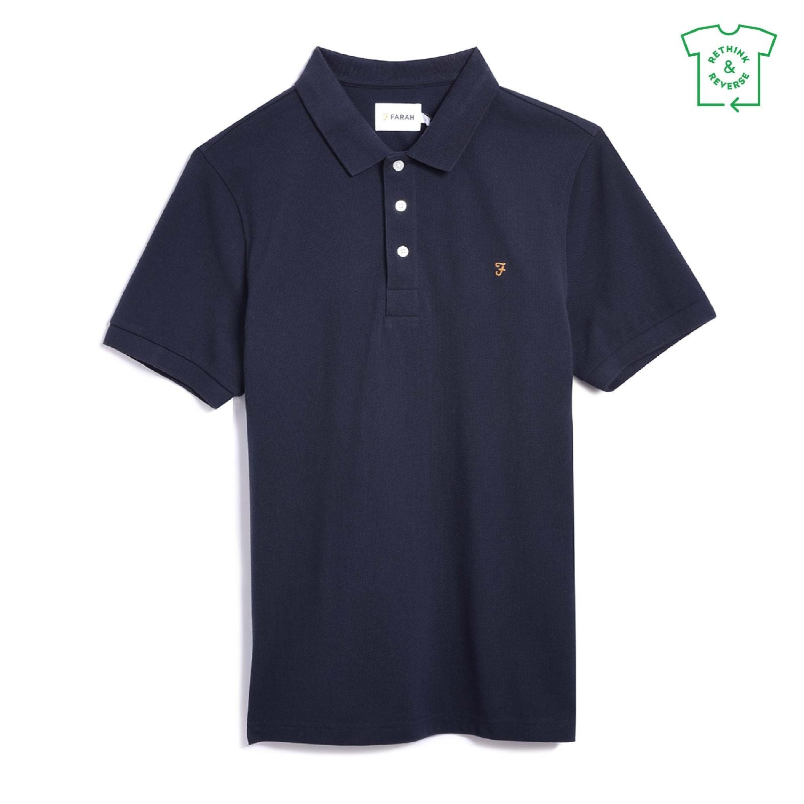Farah Blanes Slim Fit Organic Cotton Polo Shirt