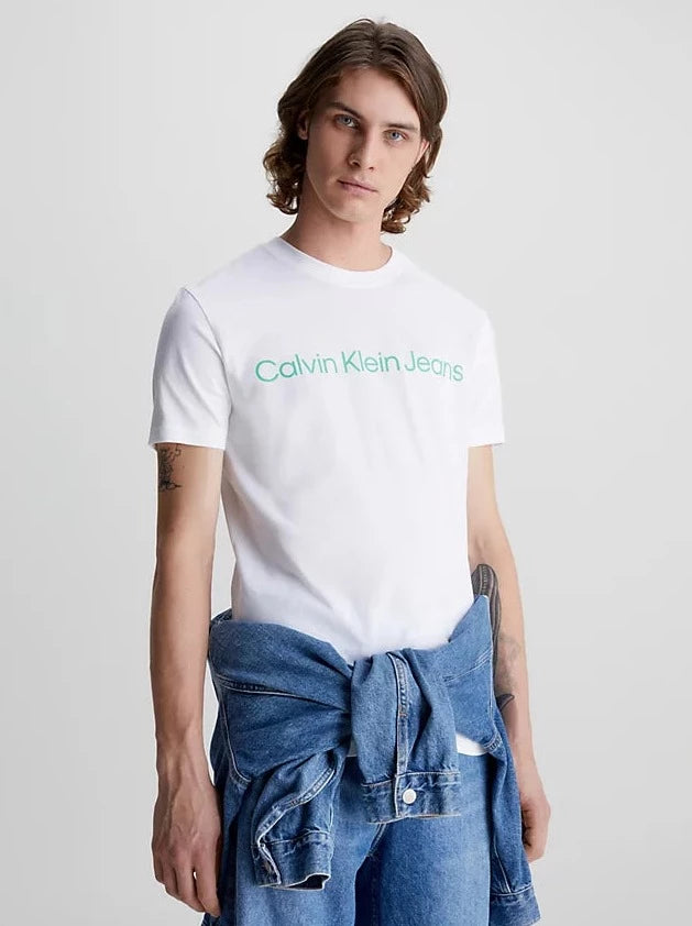 institutional logo slim tee