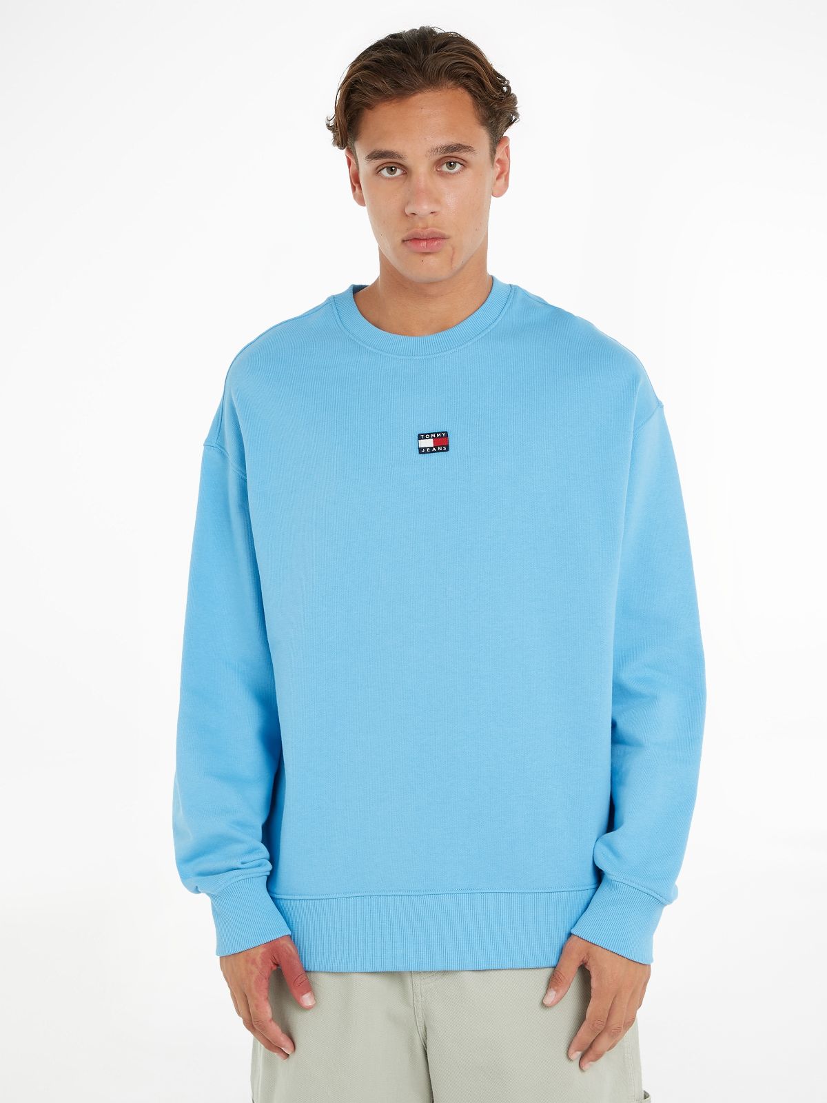Relaxed Badge Crew Sweater