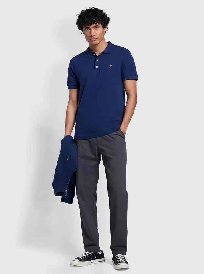 Blanes Slim Fit Organic Cotton Polo Shirt