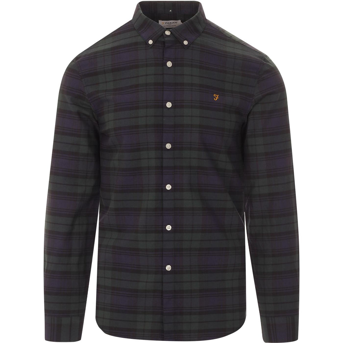 Farah Brewer Check Organic Cotton Shirt