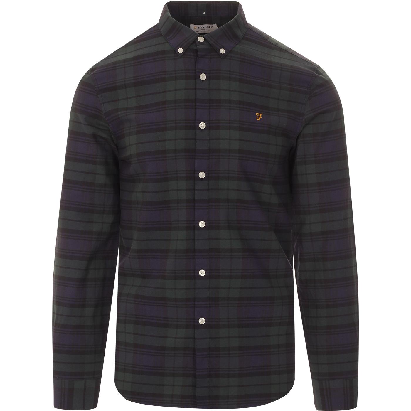 Farah Brewer Check Organic Cotton Shirt